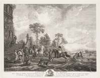 KG 13105
<br/>
De stalmeester van de ruiterrijschool.
<br/>
<em>Moyreau, Jean (1690-1762)</em>